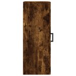 vidaXL Armoire murale chêne fumé 34 5x34x90 cm bois d'ingénierie
