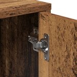 vidaXL Haut Armoire 2 Pièces Bois ancien 60 x 31 x 70 cm