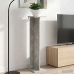 vidaXL Support de Plante Gris béton 25 x 25 5 x 100 5 cm