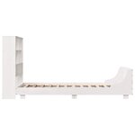 vidaXL Cadre de lit sans matelas blanc 90x190 cm bois de pin massif