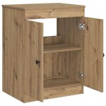 vidaXL Armoire de salle de bain Chêne artisanal 54 x 41 x 70 cm