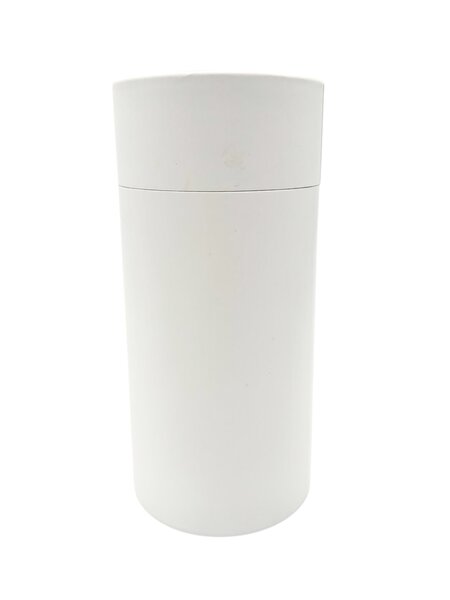 Lot de 25 boîtes cylindriques en carton blanc 8.2 x 17.2 cm