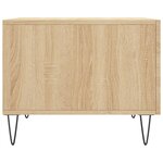 vidaXL Tables basses 2 Pièces chêne sonoma 50x50x40 cm bois d'ingénierie