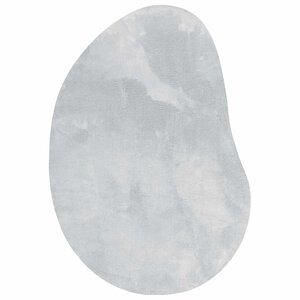 vidaXL Tapis de surface HUARTE Gris 160 x 230 cm Polyester
