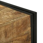 vidaXL Table de toilette 90x50x75 cm en bois massif de manguier