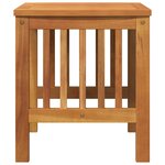 Table d'extérieur vidaXL Marron 45x45x50 cm en bois d'acacia massif