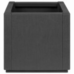 vidaXL Cache-pot de jardin Anthracite 36 x 36 x 35 cm Polypropylène