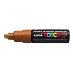 Marqueur pointe large biseautée pc8k 8mm bronze POSCA