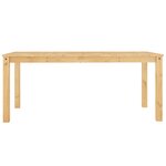 vidaXL Table à manger Panama 180x90x75 cm bois massif de pin