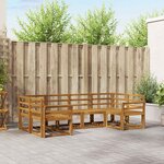 vidaXL Ensemble de canapés d'extérieur 6 pc Naturel