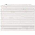 vidaXL Jardinière blanc 110x60x46 cm bois de pin massif