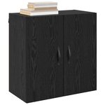 vidaXL Armoire Murale Chêne noir 60 x 31 x 60 cm Bois d'ingénierie
