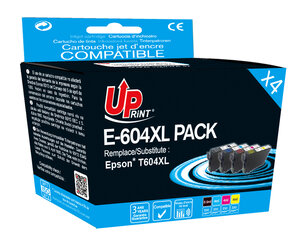 Pack UPrint compatible EPSON 604 XL  4 cartouches