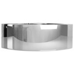 vidaXL Lavabo avec trop-plein 45x32x12 5 cm Céramique Argenté