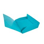 Chemise à élastique 3 rabats plastique forever young exacompta 24 x 32 cm - dos 3 cm couleurs assorties - lot de 4