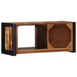 vidaXL Meuble TV 80x30x35 cm bois massif de récupération