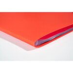 Protège-documents En Polypropylène 5/10e Opak Pochettes Cristal 80 Vues - A4 - Rouge - X 10 - Exacompta
