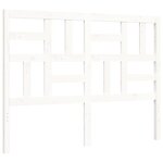 vidaXL Cadre de lit sans matelas blanc 140x200 cm bois massif