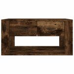 vidaXL Table basse Chêne fumé 80x50x40 cm Bois d'ingénierie