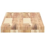 vidaXL Étagères flottantes 3 Pièces 80x30x4 cm acacia massif non traité