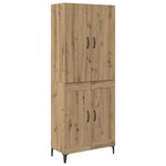 vidaXL Haut Armoire Chêne artisanal 69 5 x 34 x 180 cm