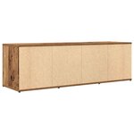 vidaXL Meuble TV vieux bois 120x34x37 cm bois d'ingénierie