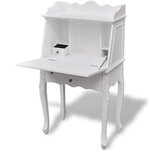 vidaXL Bureau en style français Bois