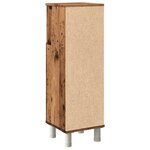 vidaXL Armoire de salle de bain vieux bois 30x30x95 cm bois ingénierie
