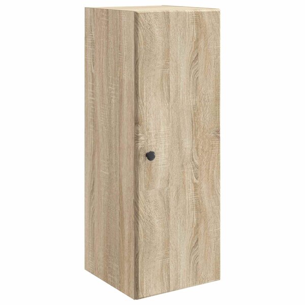 vidaXL Armoire Murale 33 x 34 5 x 90 cm Bois d'ingénierie Chêne Sonoma