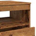 vidaXL Armoire à tiroirs vieux bois 40x50x76 cm bois d'ingénierie