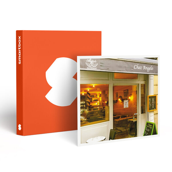SMARTBOX - Coffret Cadeau Plaisir gourmand : repas italien 3 plats au cœur de Paris - Gastronomie
