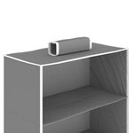 vidaXL Étagères suspendues de rangement 2 Pièces 6 niveaux Tissu