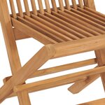 vidaXL Ensemble de salle à manger de jardin 7 pièces en bois massif de teck