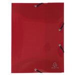 Chemise À Élastique 3 Rabats Polypropylène 5/10e Crystal Colours - A4 - Couleurs Assorties - X 25 - Exacompta