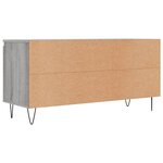 vidaXL Meuble TV sonoma gris 104x35x50 cm bois d'ingénierie