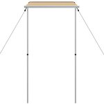 vidaXL Auvent de camping-car et caravane 1 2x2x2 15 m Beige