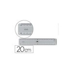 Règle 20cm deux biseaux transparent Qualité optique photogravé Transparent MINERVA