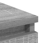vidaXL Buffet sonoma gris 80x35x76 cm bois d'ingénierie
