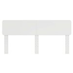 vidaXL Tête de lit Blanc 200 cm Bois d'ingénierie