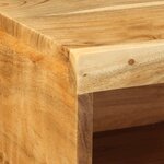 VidaXL Meuble TV mural 80x30x19 cm bois massif d'acacia