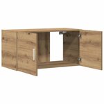 vidaXL Armoire murale chêne artisanal 80x39x40 cm bois d'ingénierie