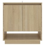 vidaXL Buffet Chêne sonoma 70x41x75 cm Bois d'ingénierie