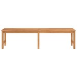vidaXL Banc de jardin 180 cm bois de teck solide
