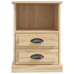 vidaXL Tables de chevet 2 Pièces chêne sonoma 43x36x60 cm