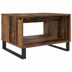 vidaXL Table basse Bois ancien 60 x 50 x 40 cm Bois d'ingénierie