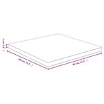 vidaXL Dessus de table 80x80x4 cm bambou