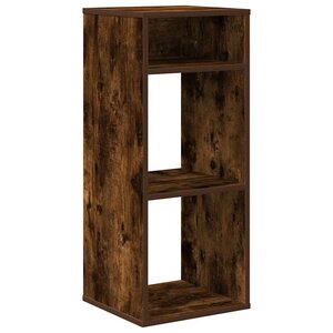 vidaXL Bibliothèque chêne fumé 34x31x80 cm bois d'ingénierie