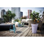 Pot de fleur Loft Urban Rond - Haut 35 - Violet Ø 33 5 x hauteur 45 cm - Extérieur 100  recyclé