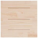 vidaXL Dessus de table 80x80x2 5 cm bois de pin massif