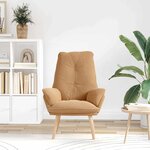 vidaXL fauteuil Beige 61 x 78 x 98 cm Tissu Sherpa